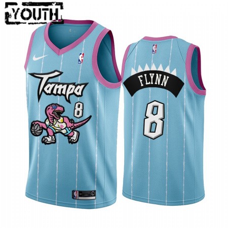 Maglia NBA Toronto Raptors Malachi Flynn 8 2021 Tampa City Swingman - Bambino